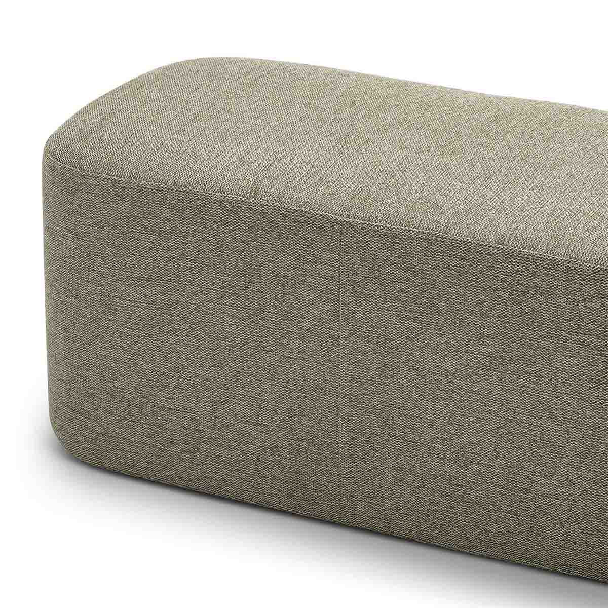 Ayla Fabric Rectangle Ottoman - Stylish and Versatile Footrest, Storage Bench for Living Room, Bedroom, or Nursery | Perfect for Extra Seating and Home Decor