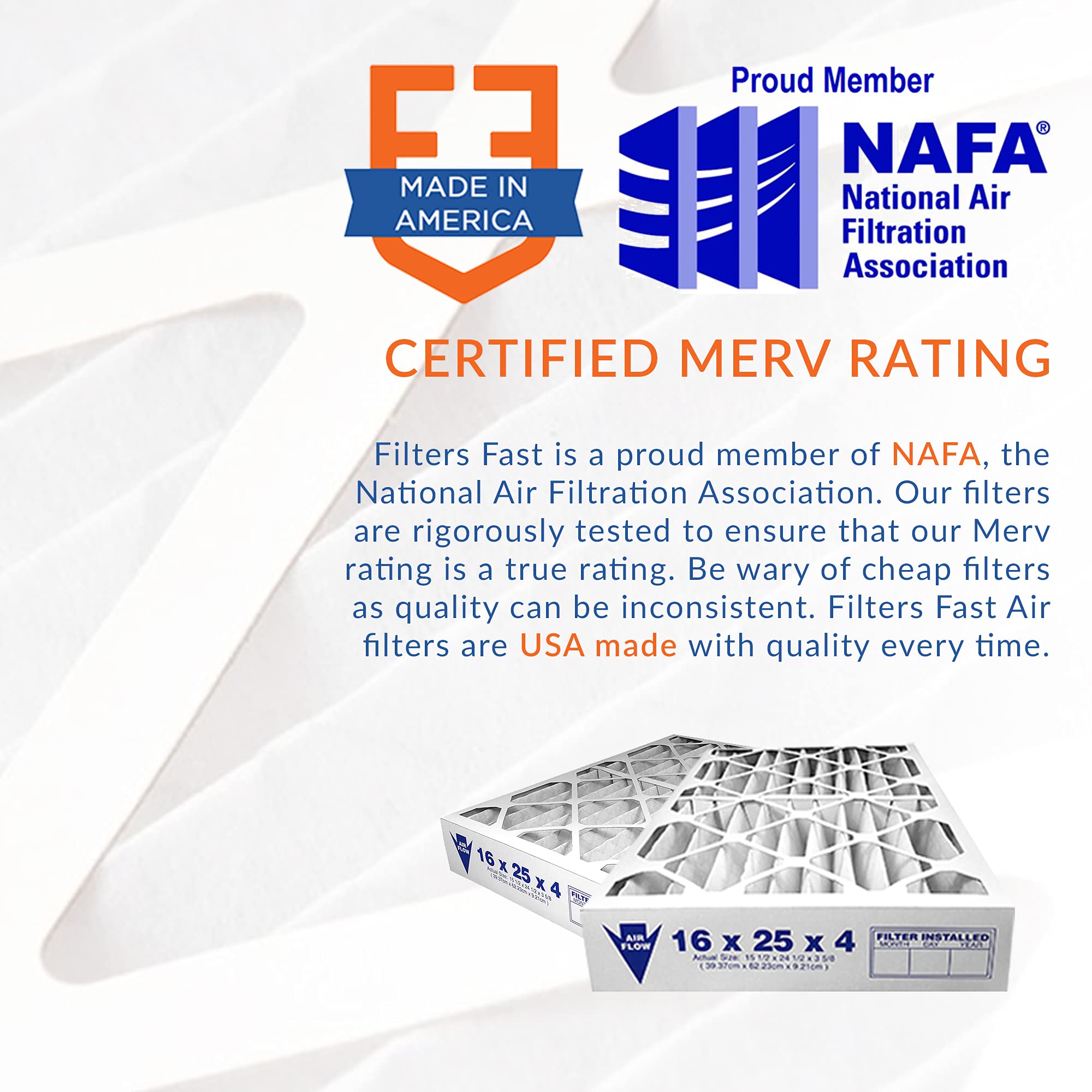 28x30x2 MERV 8 Pleated Air Filter - 6 Pack | Made in USA | Fits AC & Furnace Systems | Improves Indoor Air Quality for Homes & Offices