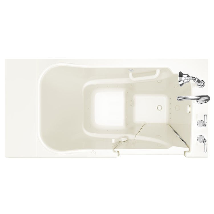 30W x 52L Gelcoat Walk-In Air Spa Bathtub - Right Hand Drain & Faucet - Perfect for Home Relaxation & Hydrotherapy
