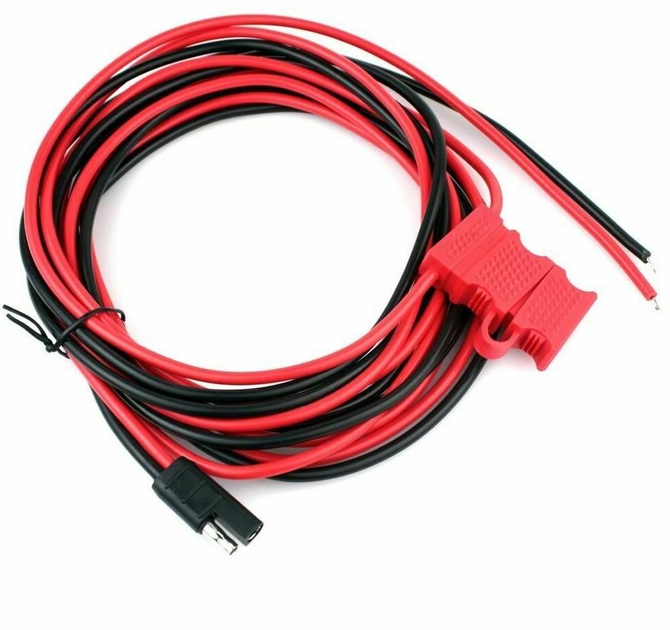 Aftermarket 1226 12V Power Cable Replacement for Motorola Two-Way Radios - Perfect for Emergency Communication & Outdoor Adventures