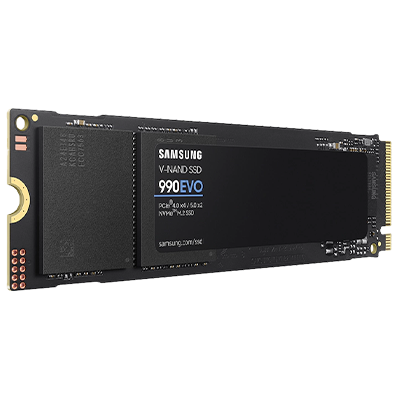Samsung 990 EVO 1TB NVMe M.2 SSD - PCIe Gen 5.0 x4 Internal Solid State Drive for Gaming, Video Editing & High-Performance PCs - Fast Read/Write Speeds up to 7,000MB/s