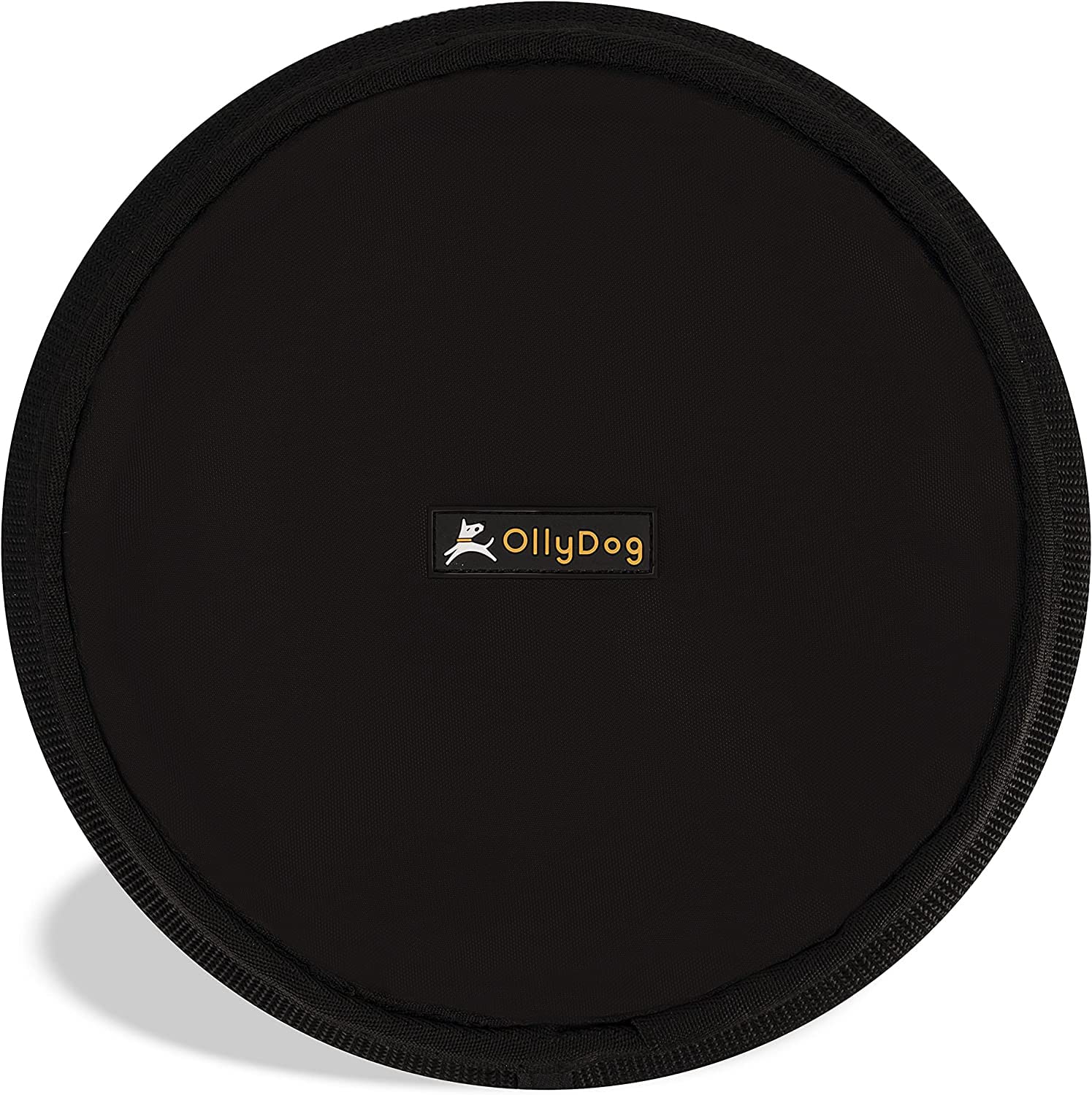 **OllyDog Flyer Disc - Lightweight Floating Dog Frisbee for Interactive Play | Gentle on Teeth & Gums | Perfect for Fetch, Beach & Outdoor Fun (Raven)**
