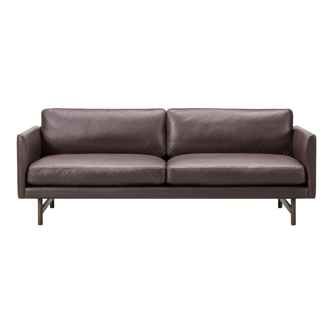 Calmo Sofa 95 - Modern 2-Seater Loveseat with Solid Wood Base for Living Room, Lounge & Small Spaces