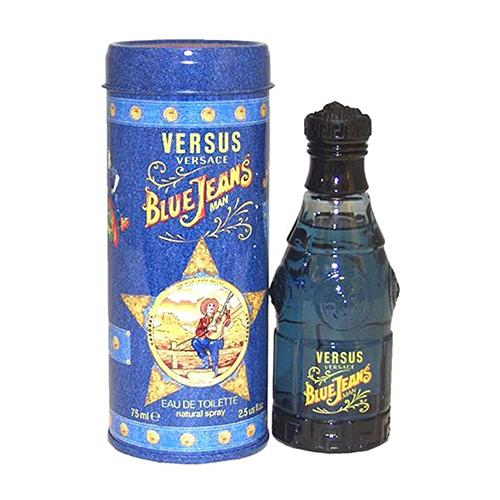 Versace Blue Jeans 75ml EDT for Men - Fresh Citrus & Woody Fragrance | Perfect for Casual Wear, Date Nights & Office Use