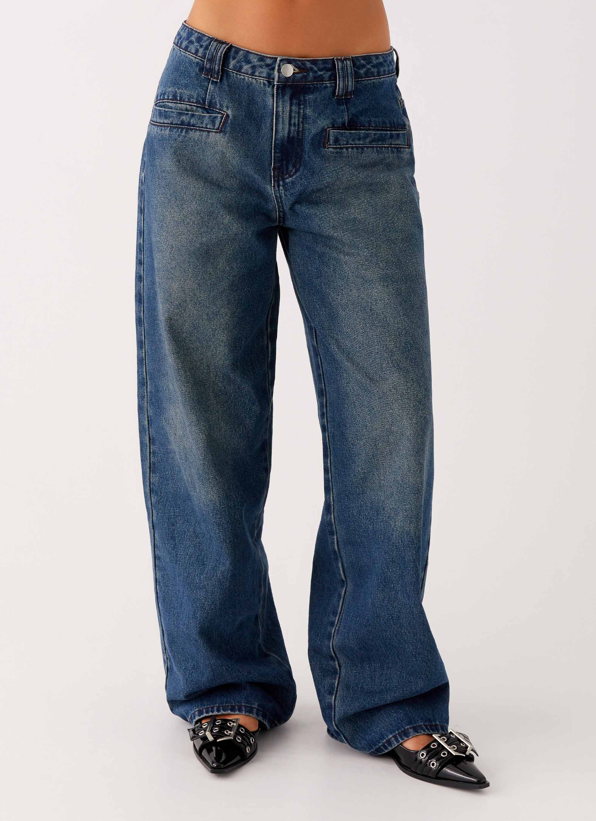 Joan Denim Jeans for Women - Classic Indigo Blue High Waist Skinny Jeans | Comfortable Stretch Denim Pants for Casual Wear, Work & Night Out