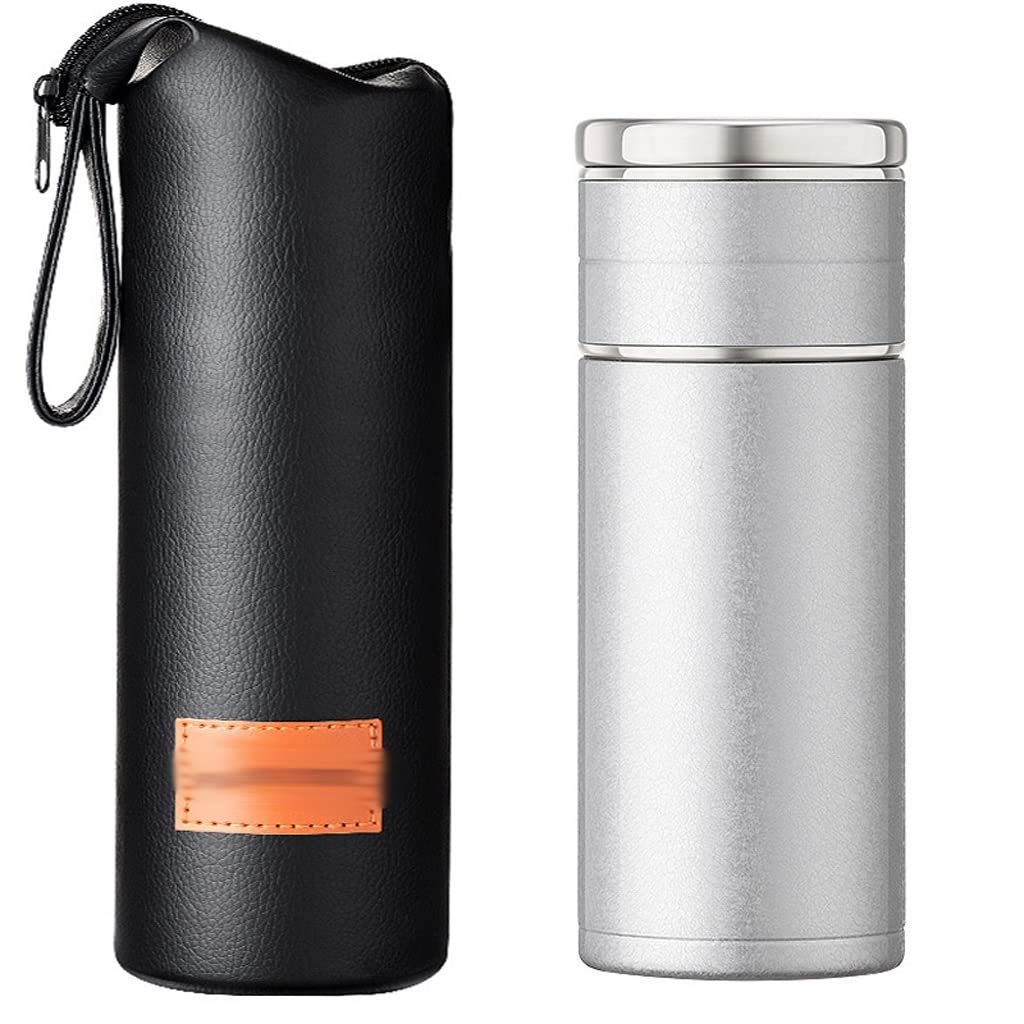 LEIGE 300ml Stainless Steel Vacuum Insulated Travel Mug - 316 Stainless Steel Thermos for Coffee, Tea & Hot Drinks - BPA-Free Thermal Flask for Office, Camping & Outdoor Activities (Color: Blue)