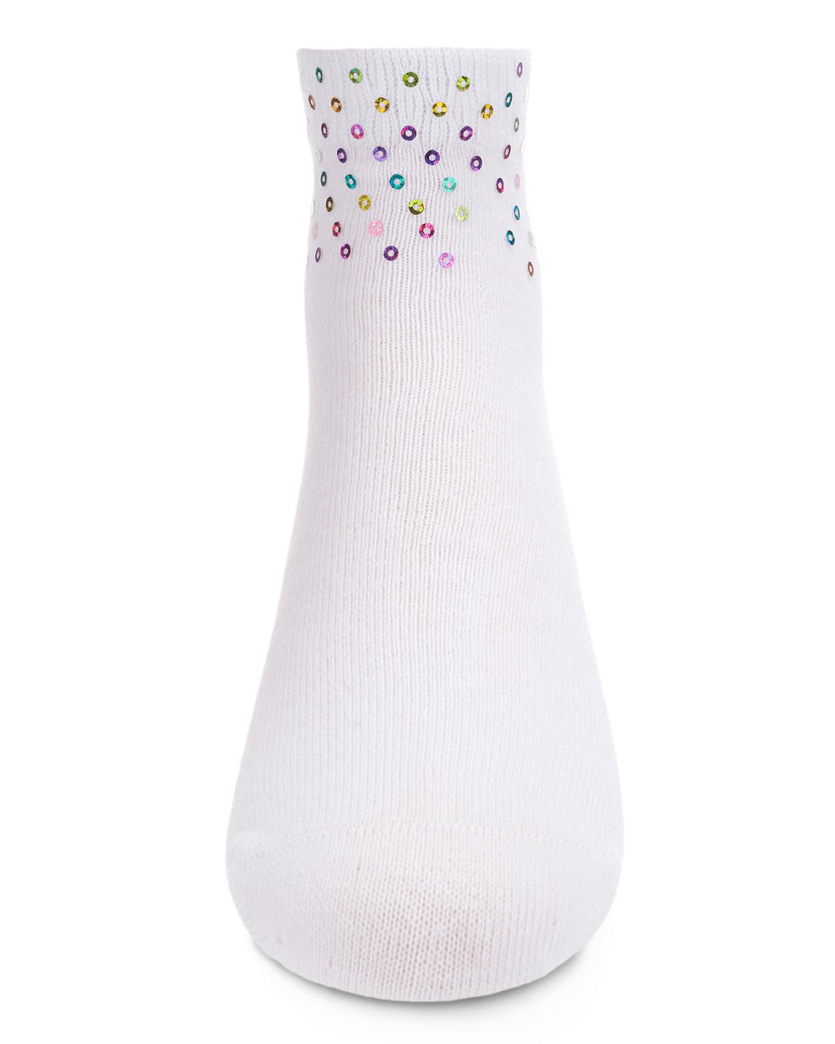 MeMoi Girls' Sequin Cotton Blend Ankle Socks - Colorful & Comfortable for School, Dance, Party & Everyday Wear