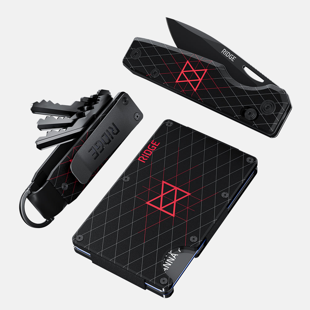 Daily Survival Kit - Premium Emergency Preparedness Supplies for Outdoor Adventures & Everyday Use | MKBHD Edition | Dark Mode Design for Nighttime & Low-Light Scenarios