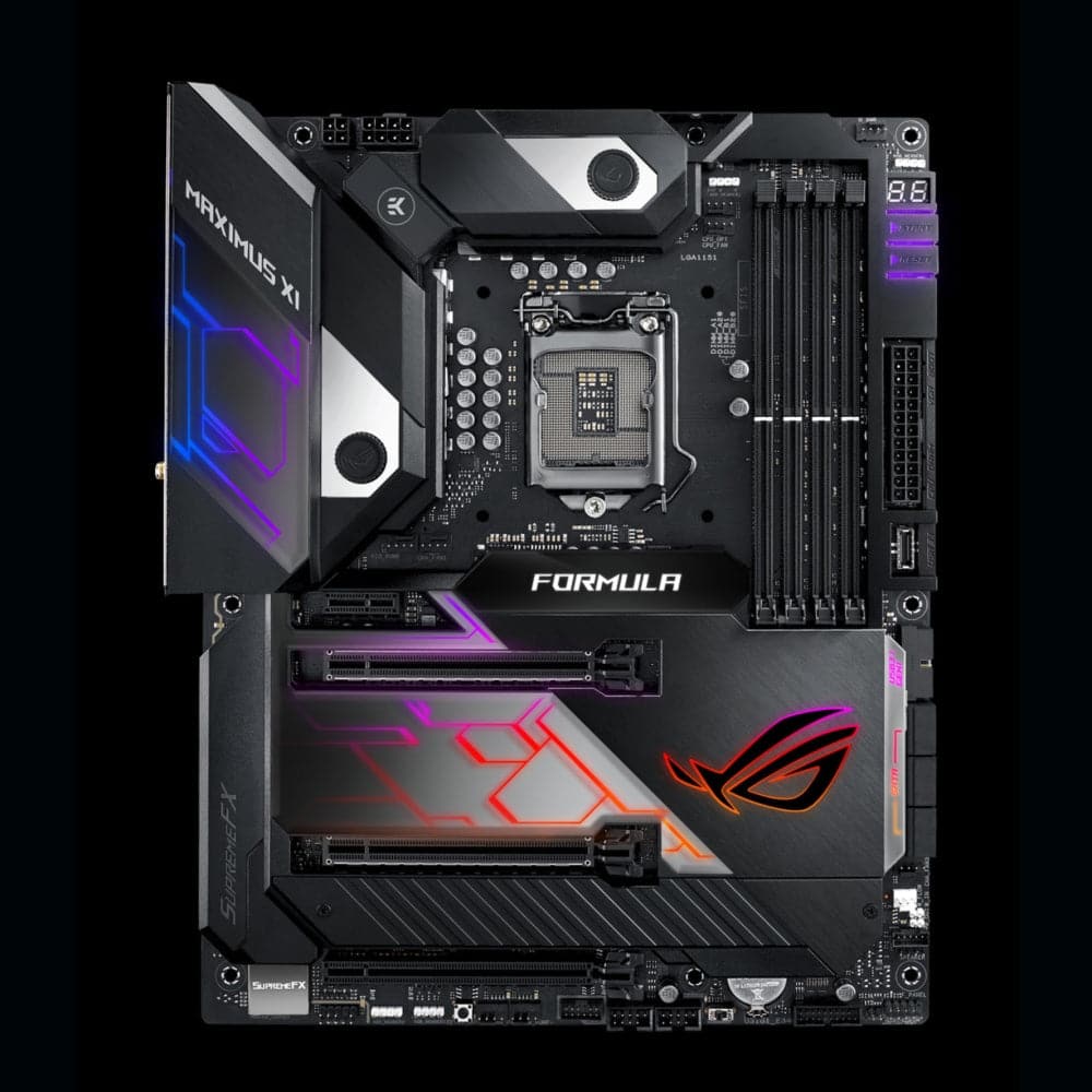 ASUS ROG Maximus XI Formula Z390 ATX Gaming Motherboard - LGA 1151 Socket, DDR4, WiFi, 3-Year Warranty - Perfect for High-End PC Builds & Extreme Gaming Rigs