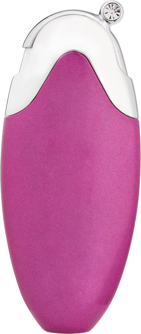 Luxury Caseti Vino Magenta Travel Perfume Atomizer with Swarovski Crystals - Portable Refillable Perfume Spray Bottle for Women, Perfect for Travel, Gym & On-the-Go Fragrance Touch Ups