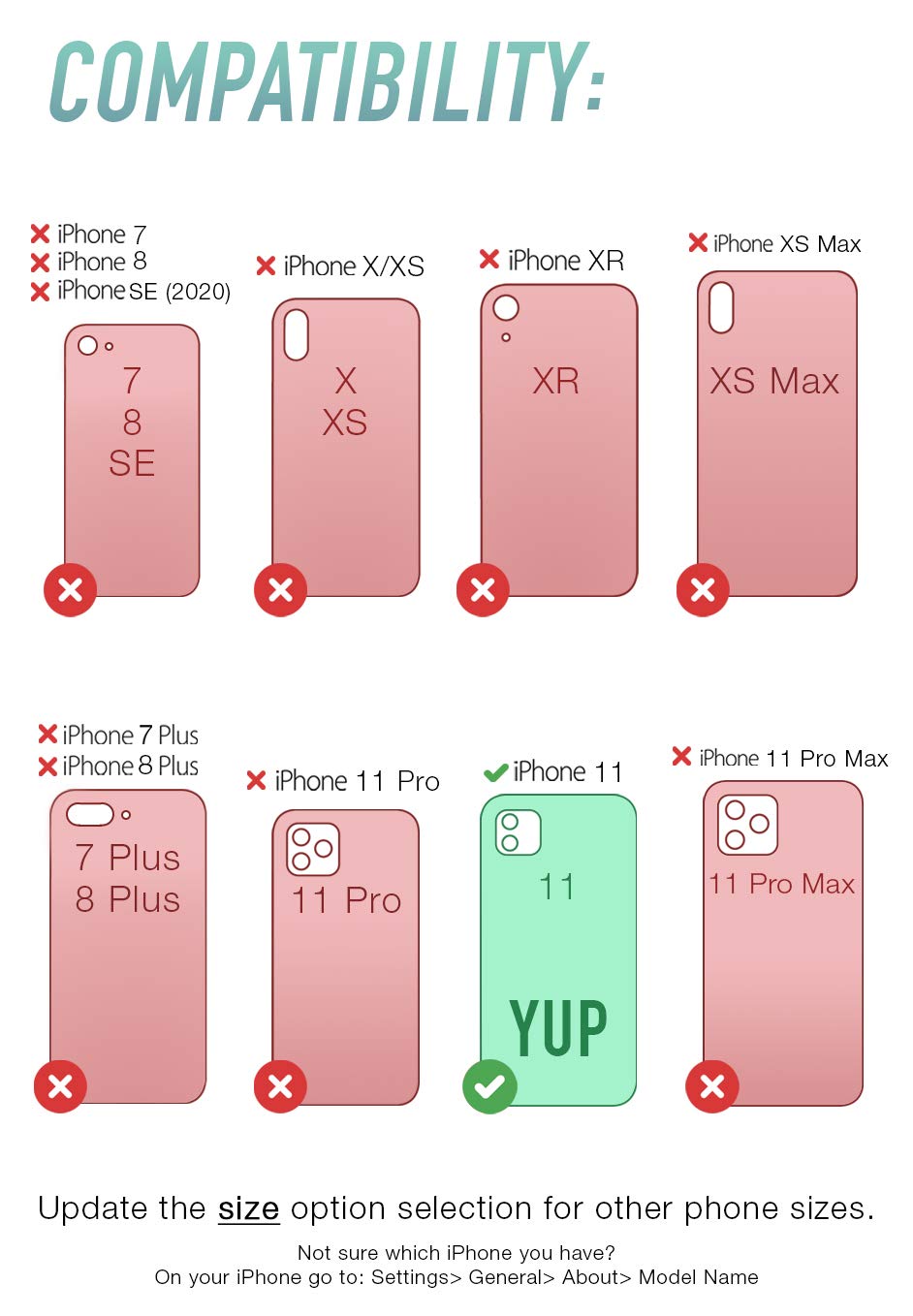 Smartish Sappho's Case - Slim & Protective iPhone 11 Wallet Case with Credit Card Holder | Wallet Slayer Vol 1 | Perfect for Everyday Use, Commuting & Travel