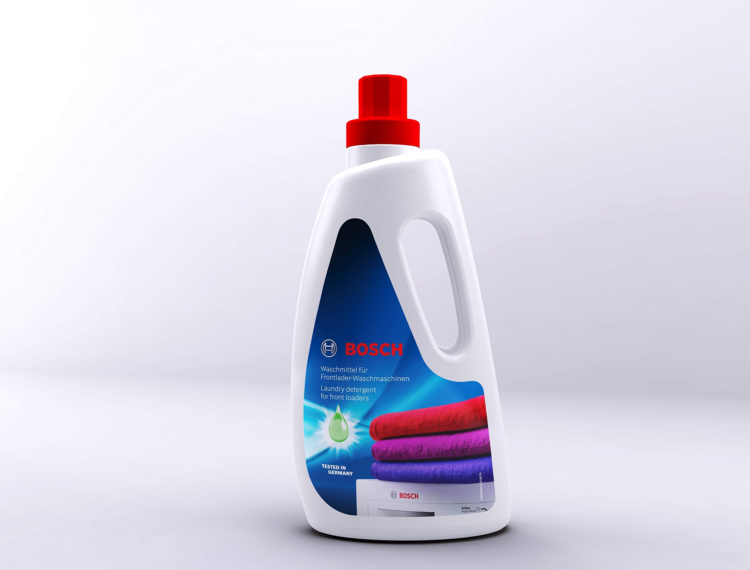 Bosch Liquid Laundry Detergent for Front Load Washers - 1 Liter Bottle | High Efficiency HE Cleaner for Delicates & Activewear | Perfect for Apartments & Small Spaces