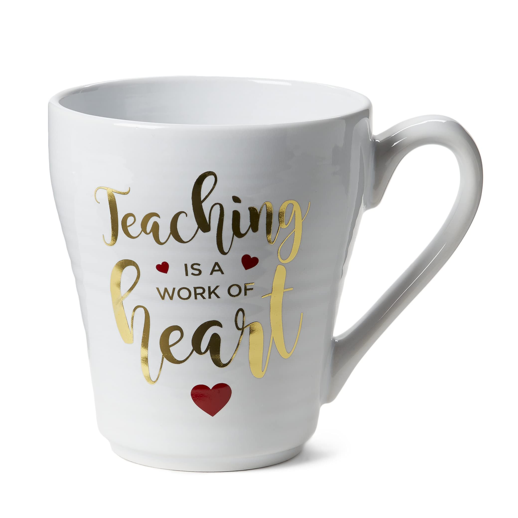 VOTUM Teacher Appreciation Gift Set - Inspirational Coffee Mug, Notepad, Apple Sticky Notes, Gold Paper Clips & Apple Pen - Perfect Thank You Present for Educators, Mentors & Future Teachers | Great for Classroom Use, Staff Recognition & End of Year Gifts