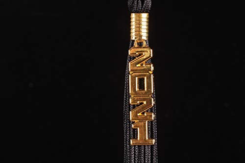 2021 Graduation Gold Charm - Elegant Keepsake for Graduation Tassel | Perfect Gift for High School & College Graduates, Commencement Ceremony Accessory