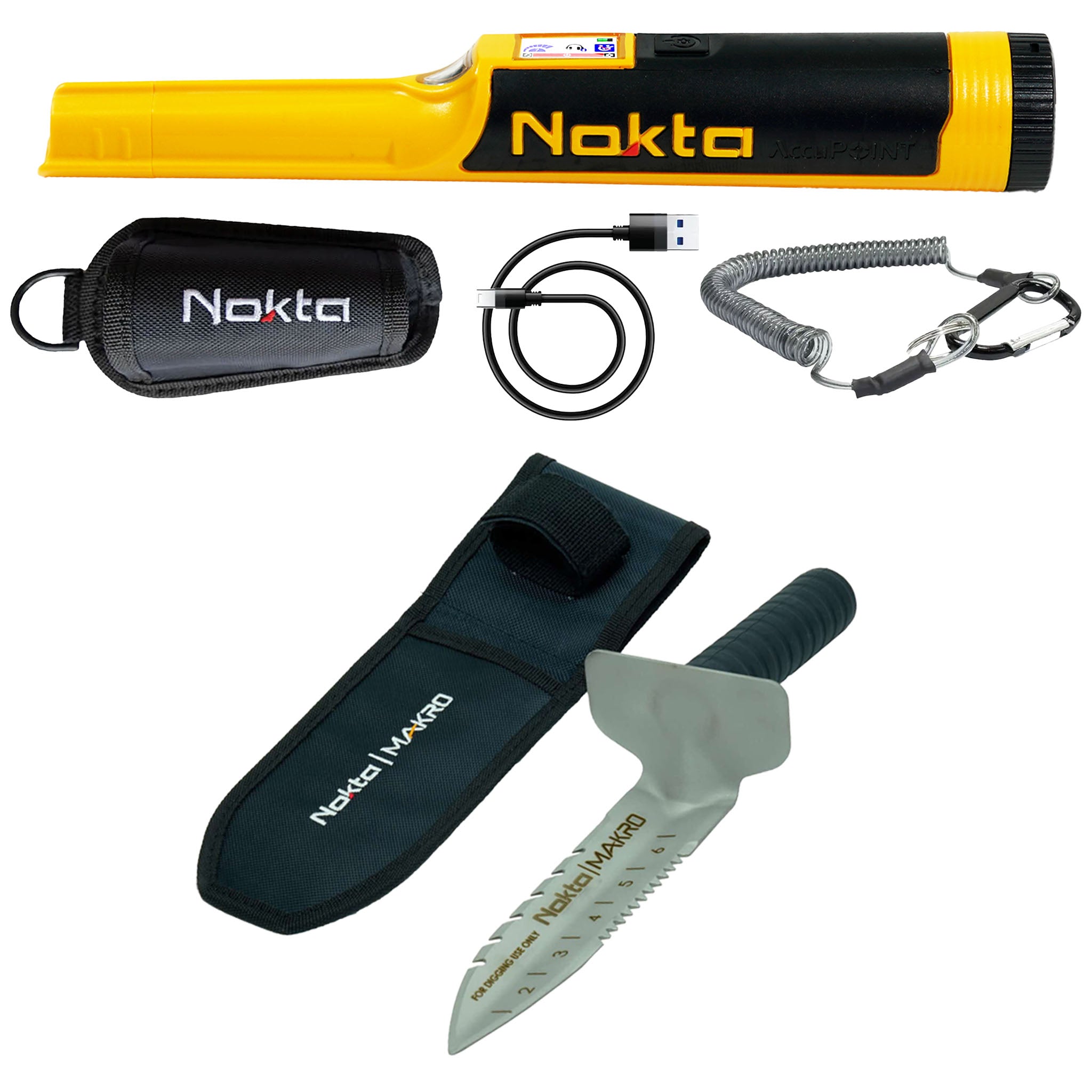 Nokta Triple Score PRO PACK Metal Detector with Complete Accessories Kit - Professional Metal Detecting for Treasure Hunting, Beach & Field Exploration