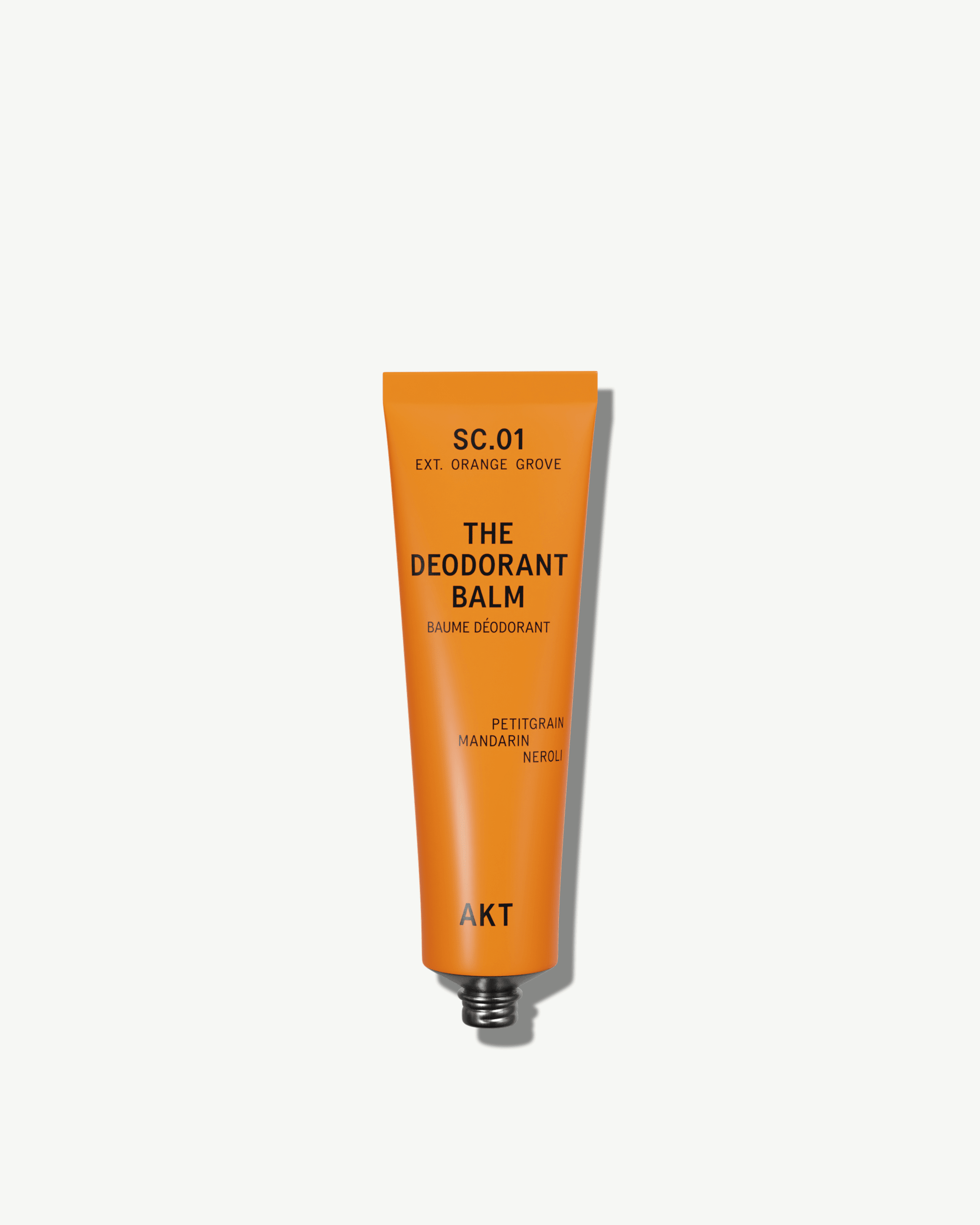 Natural Deodorant Balm SC.01 Orange Grove Scent - Aluminum Free, Long Lasting Odor Protection for Men & Women - Perfect for Gym, Work & Daily Freshness