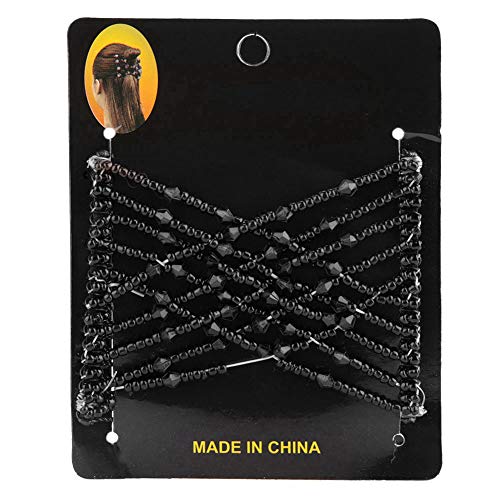 Magic Hair Combs - Retro Elastic Beaded Hair Clips for Women, Fashion Hair Accessories, Styling Tools for Ponytails, Braids & Updos - Perfect for Parties, Weddings & Everyday Use