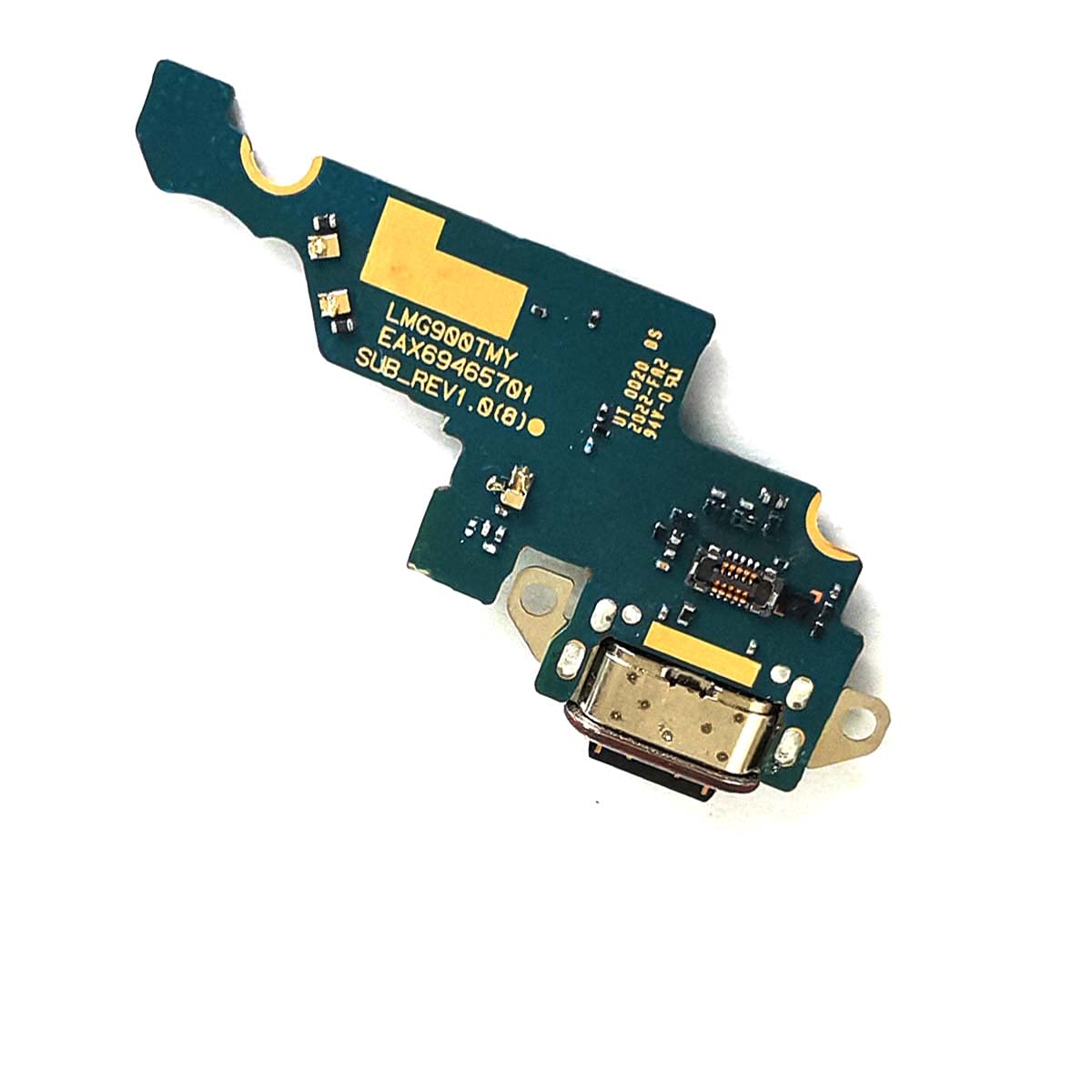 Original LG Velvet 5G G900N USB Charger Port Dock Connector Flex Cable PCB Board Replacement - Fast Charging & Data Sync Compatible for Home, Office & Travel Use