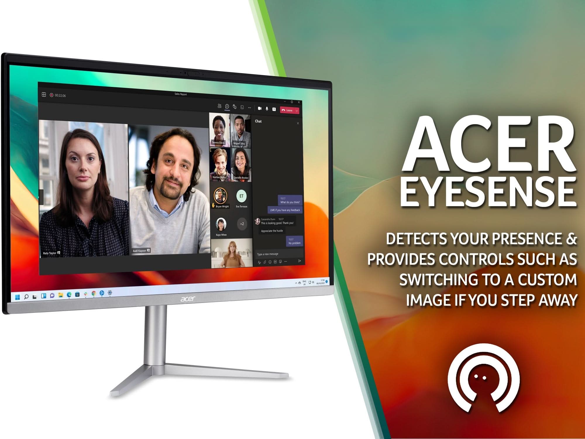 Acer Aspire C24 1300 All-in-One Desktop PC - AMD Ryzen 5 7520U, 8GB RAM, 512GB SSD, 23.8