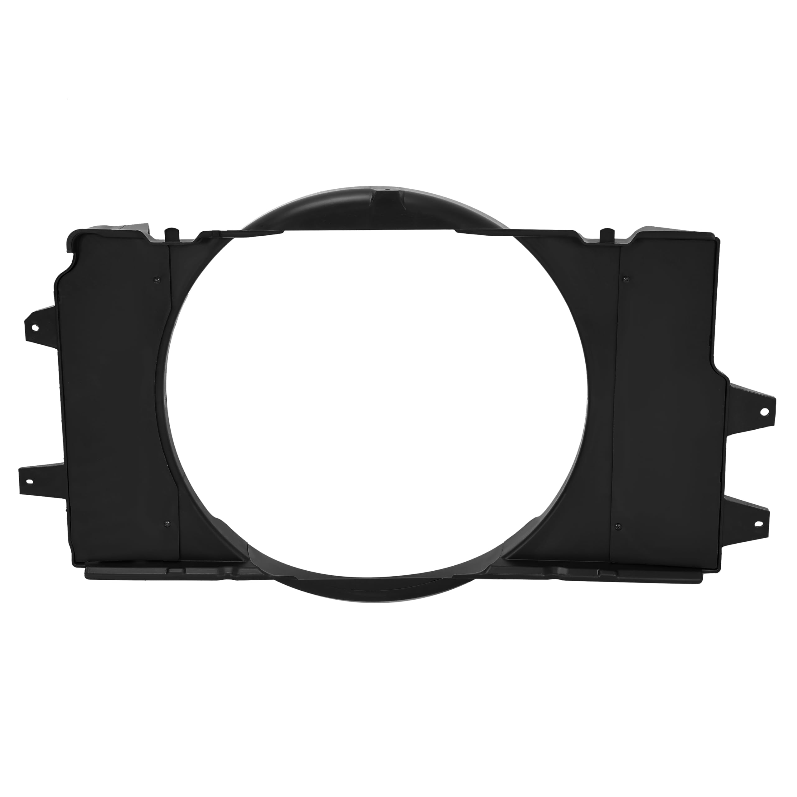 HECASA Replacement Fan Shroud for 1994-2002 Dodge Ram 2500 3500 - Compatible with 52028003AB - Durable Glass Fiber Reinforced Polypropylene Radiator Cooling Fan Cover (Black) - Perfect for Engine Cooling System Maintenance & Repair
