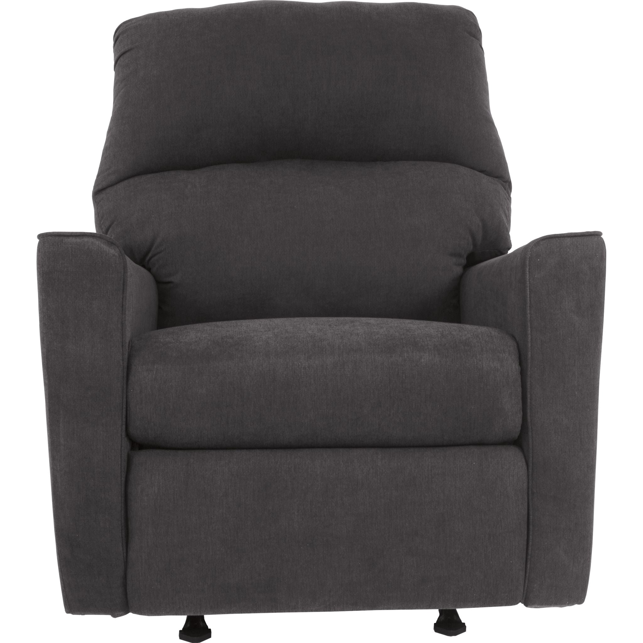 Aleyna Rocker Recliner Chair - Premium Comfort, Charcoal Gray - Perfect for Living Room, Bedroom & Home Theater Relaxation