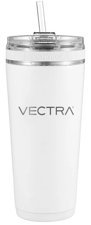 Vectra AI Custom 26oz Flexible Water Bottle - Leakproof & Durable for Gym, Hiking & Outdoor Activities
