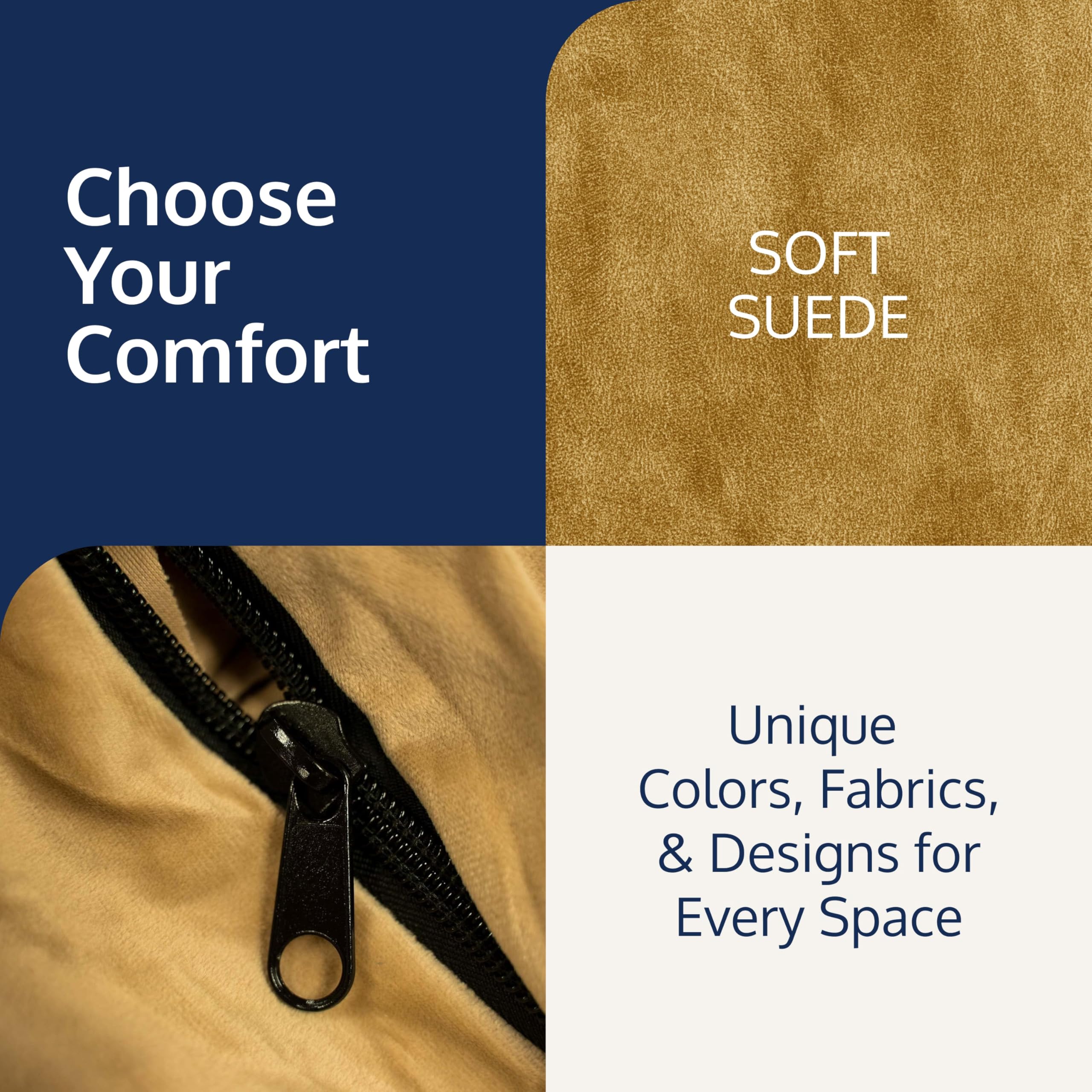 ULTIMATE SACK Convertible Bean Bag Chair - 3-in-1 Cozy Sleeper, Sofa Bed & Futon Alternative for Living Room, Bedroom, Dorm | Comfortable & Stylish Lounge Furniture for Relaxing, Gaming or Guest Accommodation