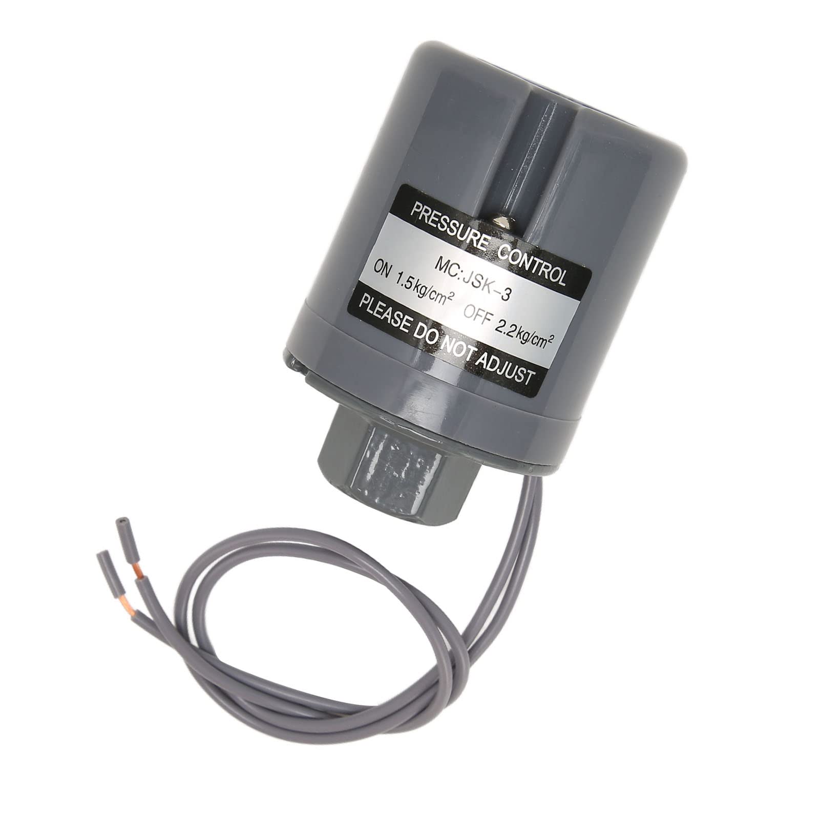 Double Contact Clutch Pressure Switch Controller for Water Pressure Booster Pump with Threaded Elbow Pipe - Ideal for Home Water Systems, Irrigation, and Plumbing Applications