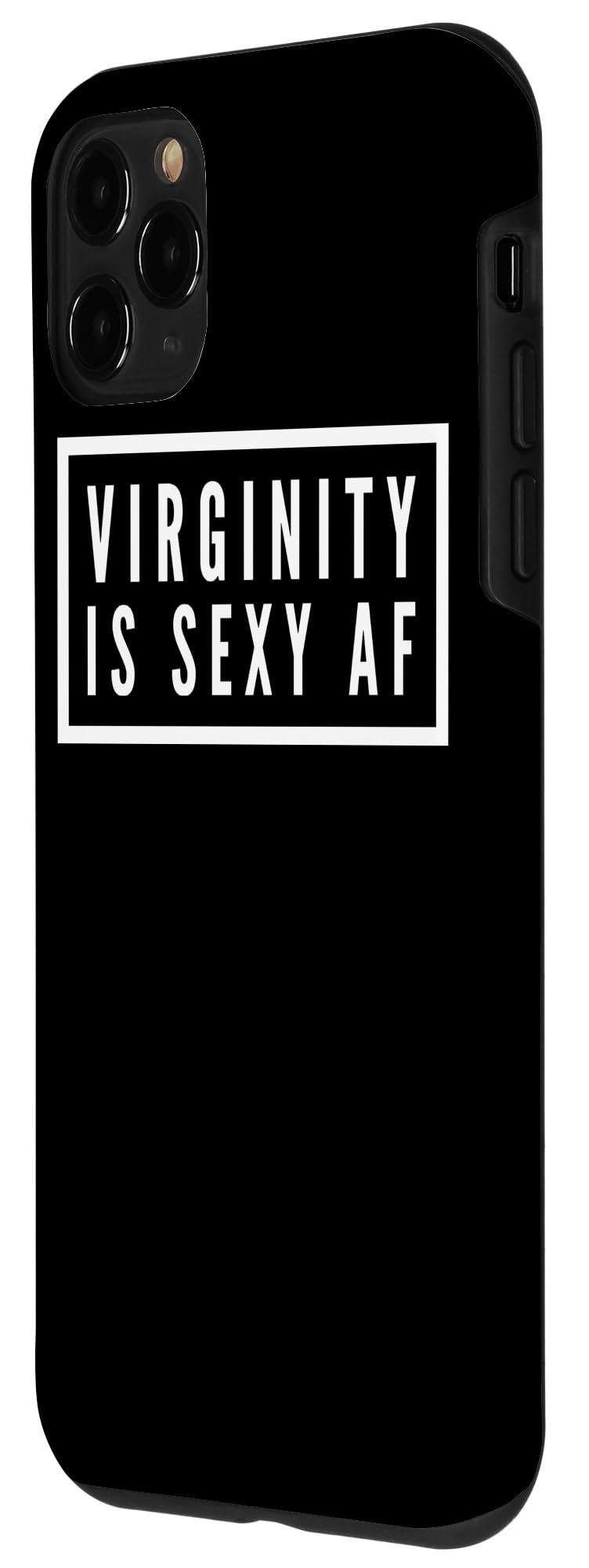 iPhone 11 Pro Case - Virginity Is Sexy AF Funny Statement Protective Cover | Trendy Phone Accessory for Teens & Young Adults | Perfect for School, Parties & Everyday Use