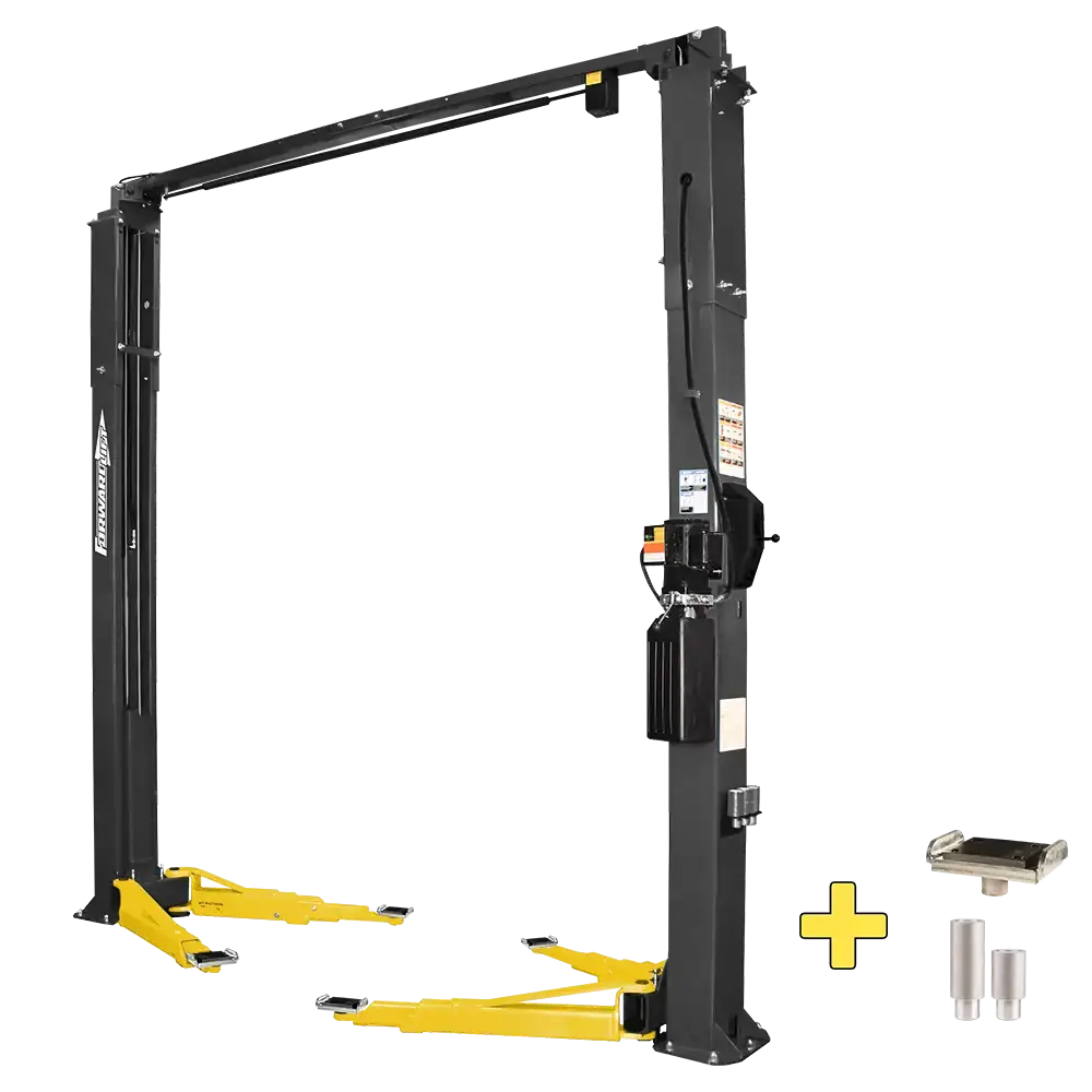 Forward Lift F10 10,000 lb Capacity Symmetric Two Post Car Lift - Heavy Duty Auto Repair Shop Equipment for Vehicle Maintenance & Tire Service