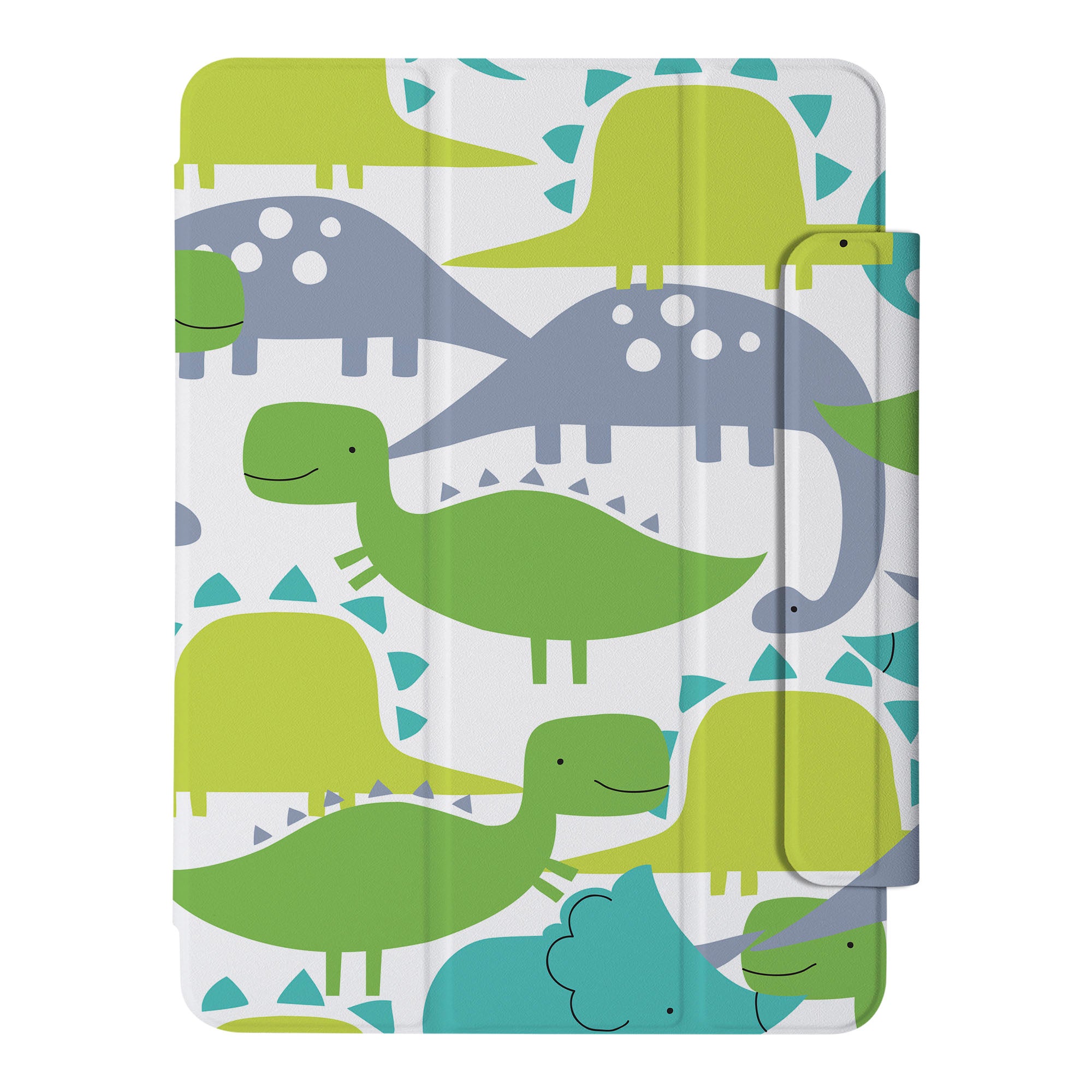 Durable iPad SlimFit Case with Dinosaur Design - Lightweight Protective Cover for iPad 6/7/8/9/10 Gen - Perfect for School, Work, Travel & Everyday Use