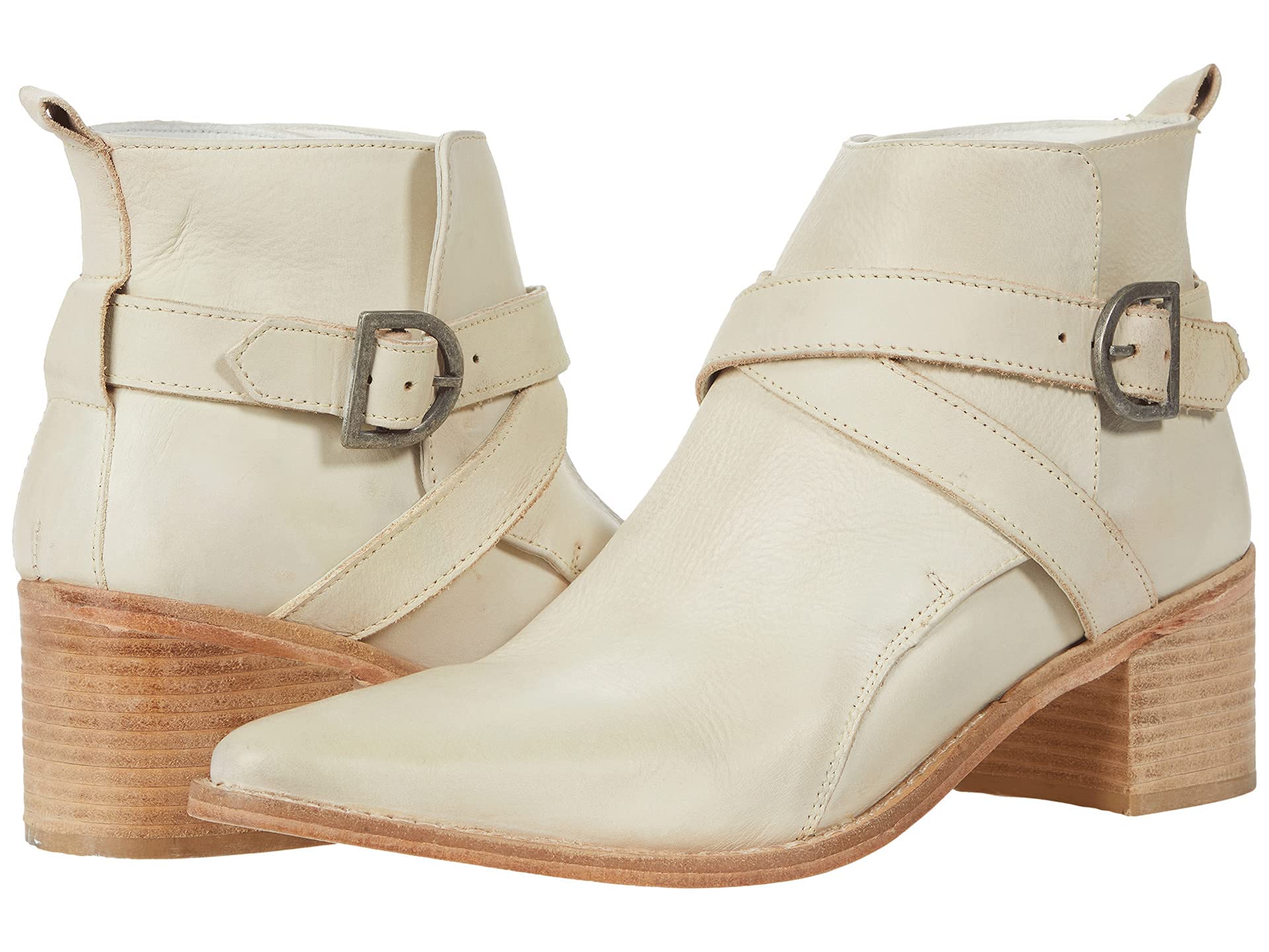 Free People Women's Back Loop Ankle Boots - Chunky Heel Chelsea Booties for Fall & Winter | Casual Outfits, Date Nights, Office Wear