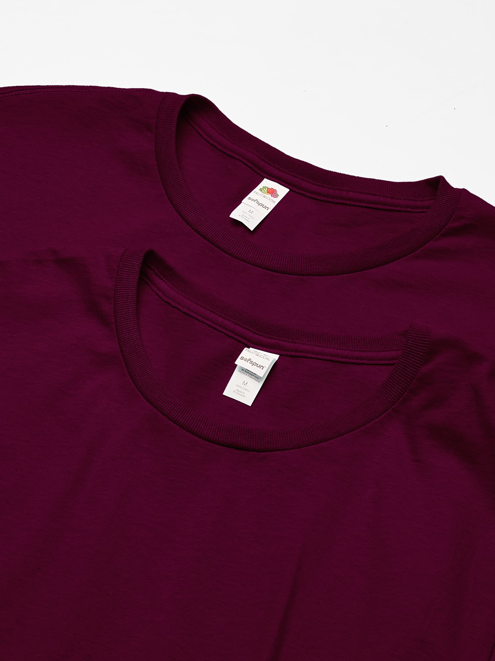 Fruit of the Loom Men's Lightweight Cotton Crew Neck T-Shirts Multipack - Soft Breathable Undershirts for Everyday Wear, Gym & Layering