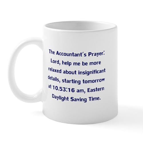 White - Accountant's Prayer Mug
