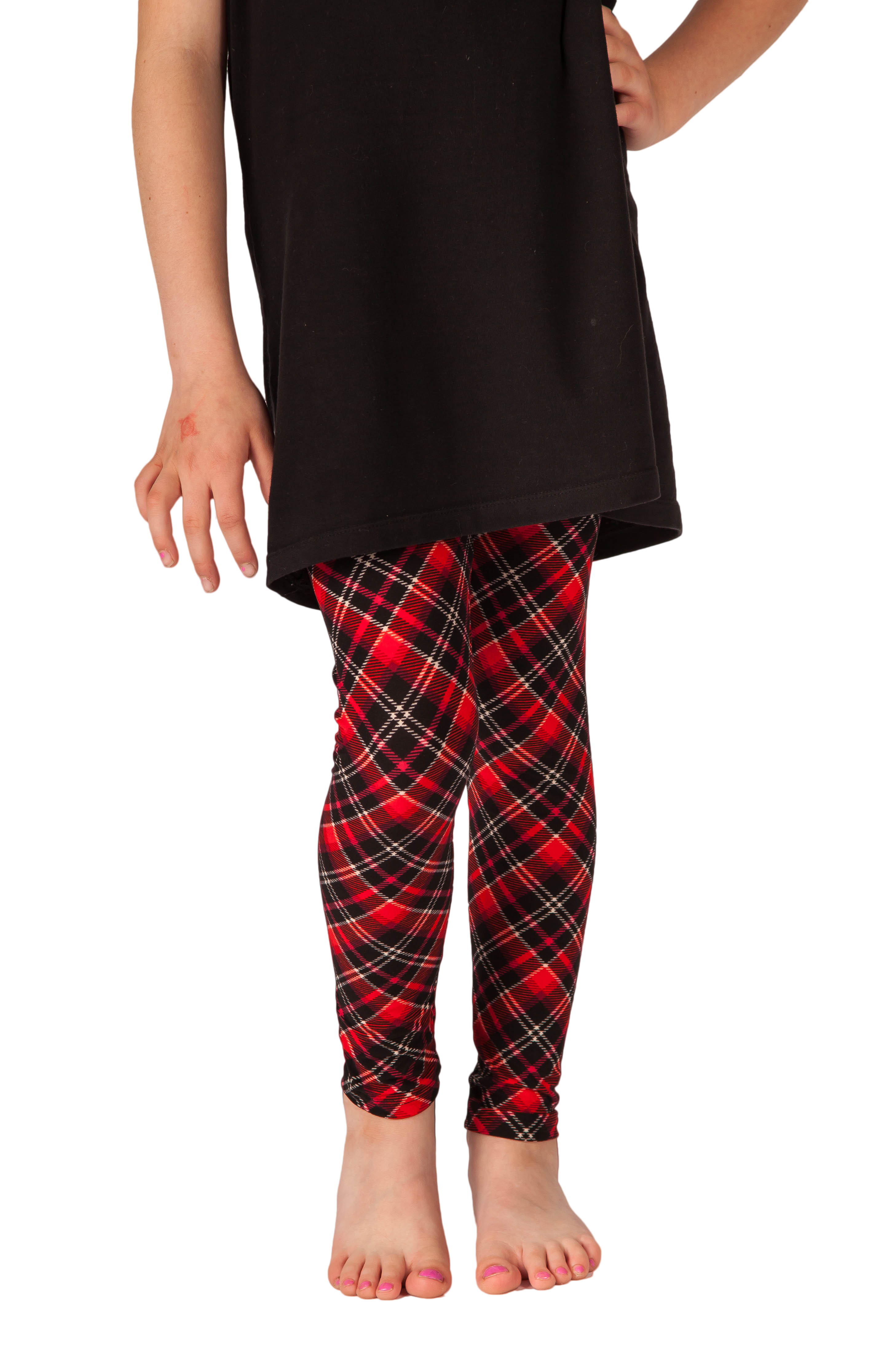 Tartan One Kids S/M - Stylish and Comfortable Tartan Print T-Shirt for Boys and Girls | Perfect for School, Playdates, and Casual Outings