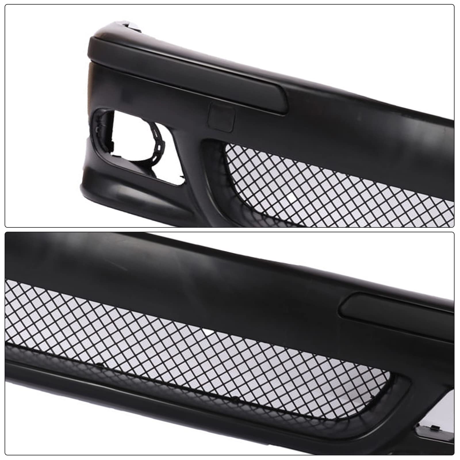 PENSUN M5 Style Front Bumper Replacement for 1996-2003 BMW E39 5 Series with Fog Lights | Perfect Upgrade for Enhanced Style & Performance