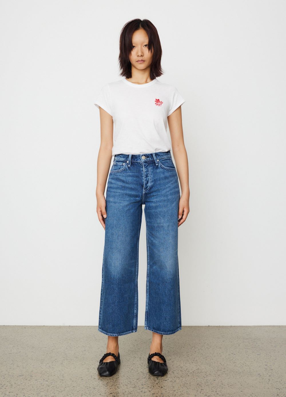 Andi High Rise Wide Leg Jeans for Women - Stretchy Comfort Denim Pants with Belt Loops - Perfect for Casual Outfits, Office Wear & Date Nights