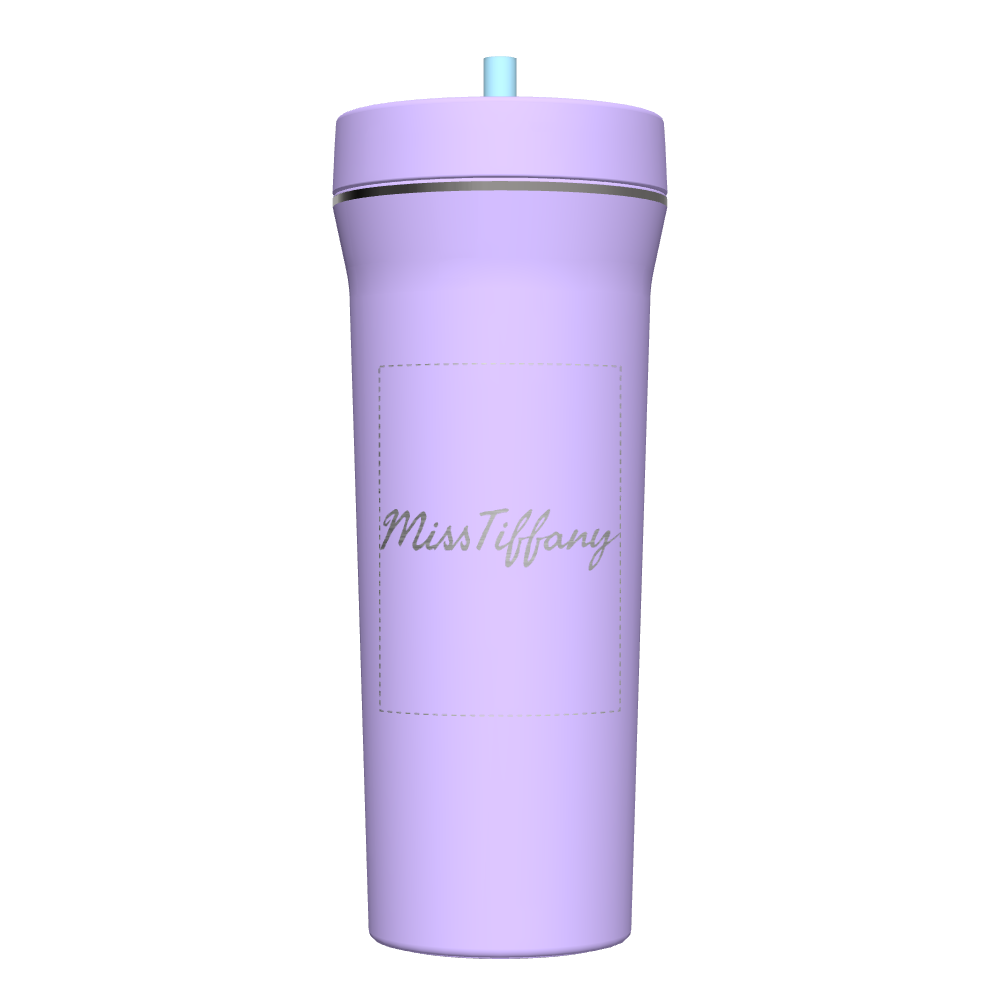 32 oz Customized Straw Tumbler with Lid and Handle - Insulated Stainless Steel Water Bottle for Hot & Cold Drinks - Perfect for Gym, Office, Travel and Outdoor Activities