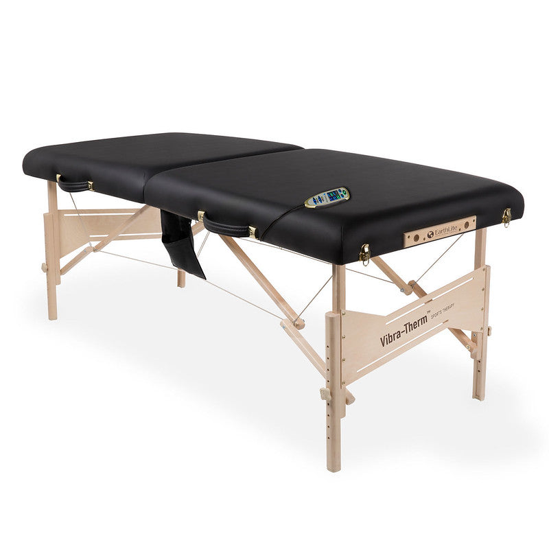 Earthlite Vibra Therm Sports Therapy Portable Massage Table - Professional Adjustable for Physical Therapy, Chiropractic & Home Use - Perfect for Athletes, Spas & Clinics