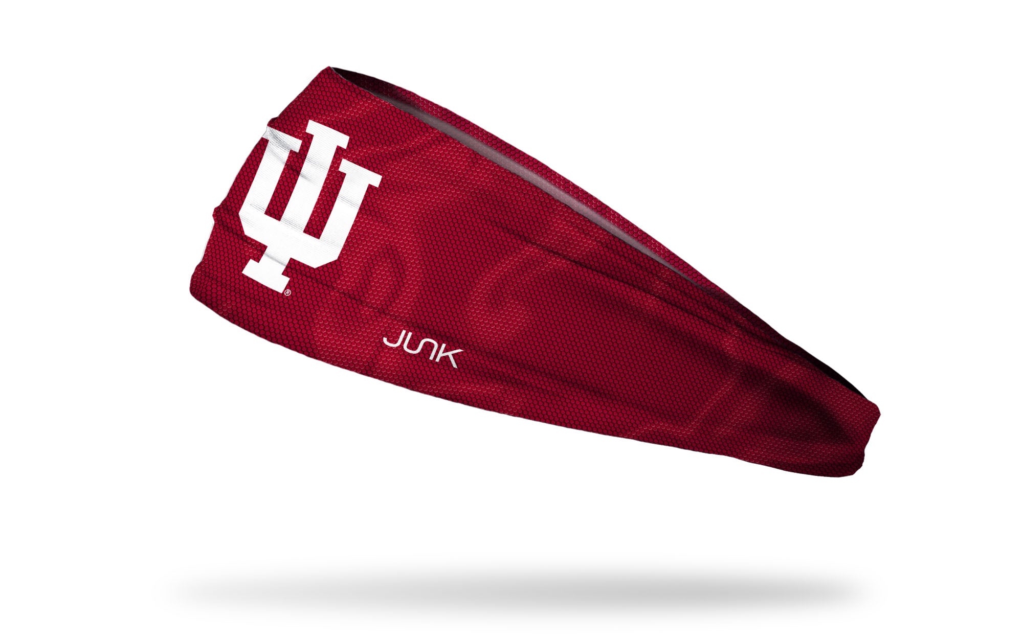 Indiana University Crimson Logo Big Bang Lite Headband - Comfortable Adjustable Sweatband for Sports, Workouts & Fan Gear