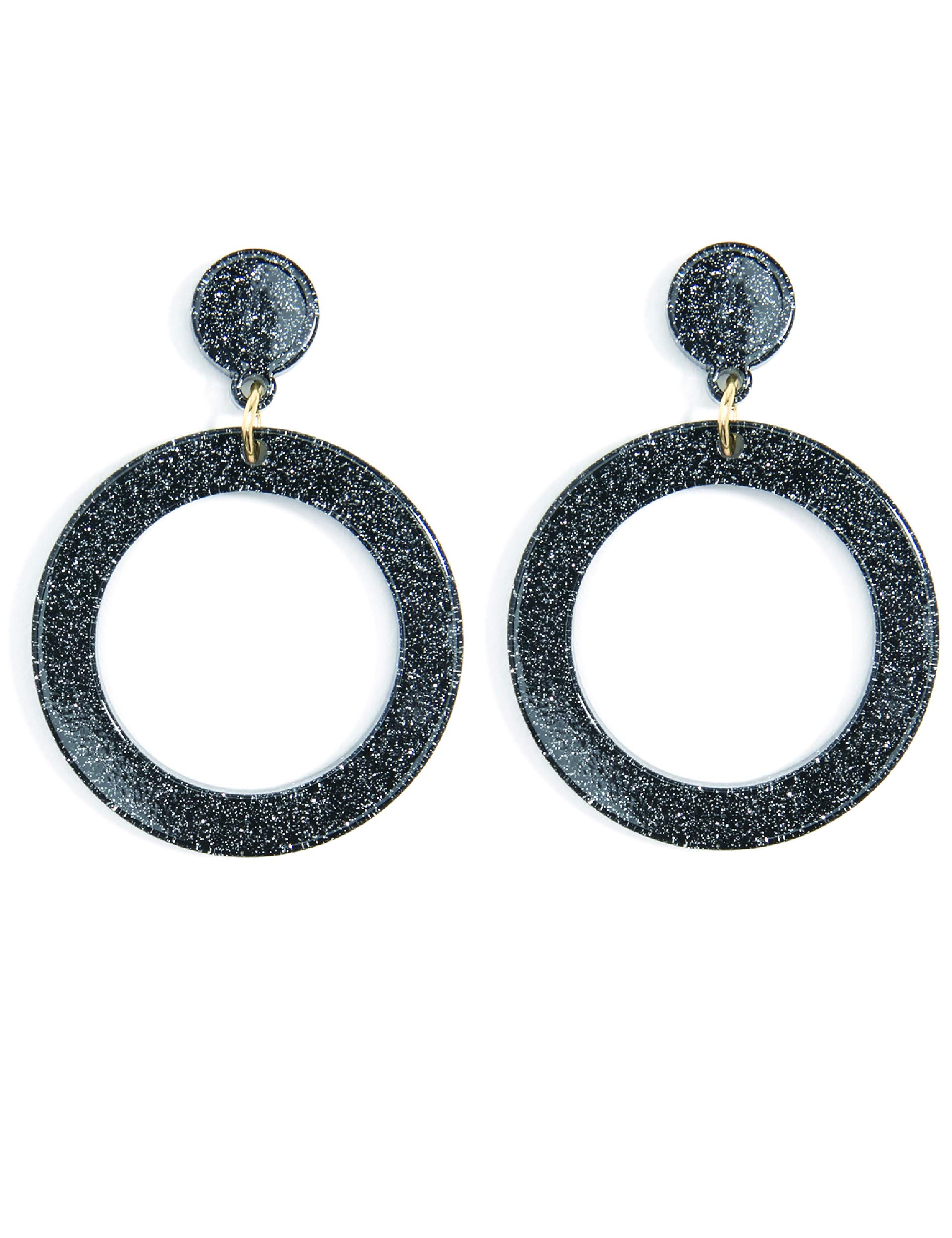 ZENZII Colorful Acrylic Resin Drop Dangle Hoop Earrings for Women - Trendy Handmade Fashion Jewelry for Parties, Dating & Everyday Wear