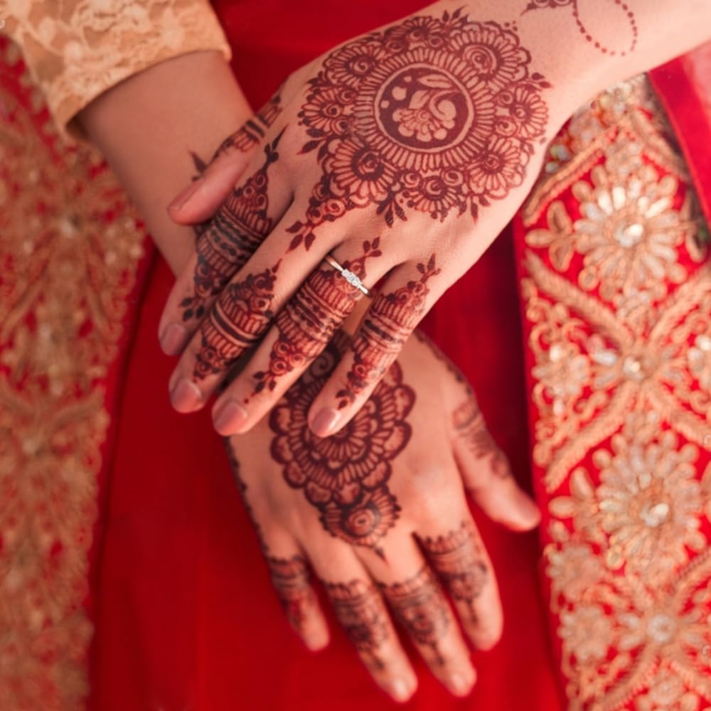 18 Sheets Henna Stencils Kit - Indian & Arabian Temporary Tattoo Templates for Hands, Arms & Body Art | Perfect for DIY Tattoos, Festivals, Weddings & Cultural Celebrations