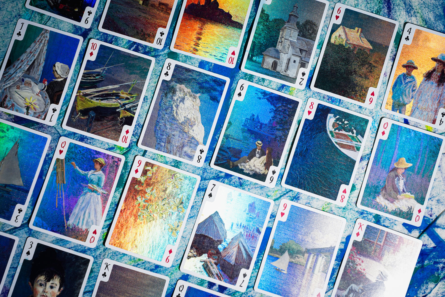 Monet Playing Cards - Premium Waterproof & Durable Deck for Poker, Magic Tricks & Card Games | Perfect for Casino Nights, Travel & Gifts