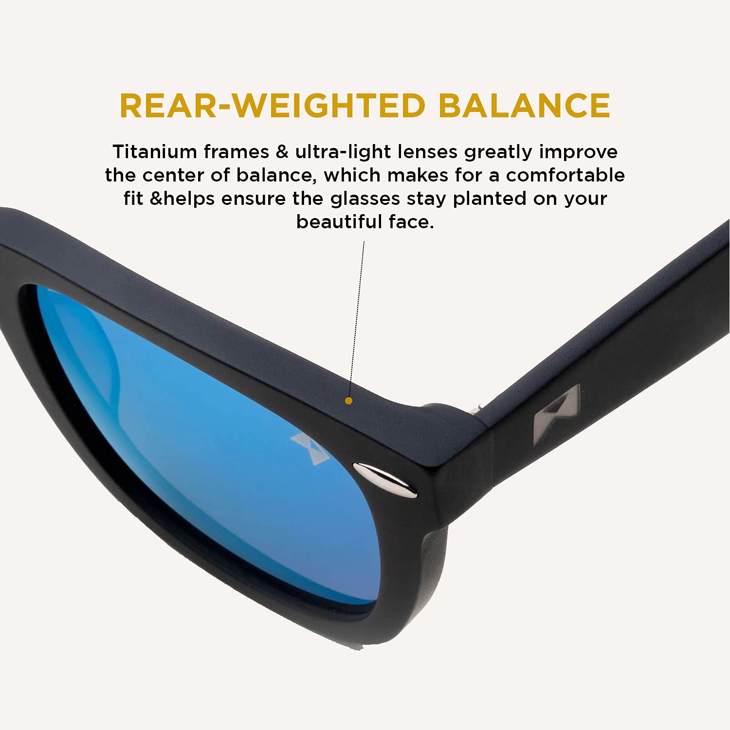 William Painter The Sloan Titanium Polarized Sunglasses for Men & Women – UV Protection, Lightweight & Durable – Perfect for Driving, Fishing & Outdoor Adventures