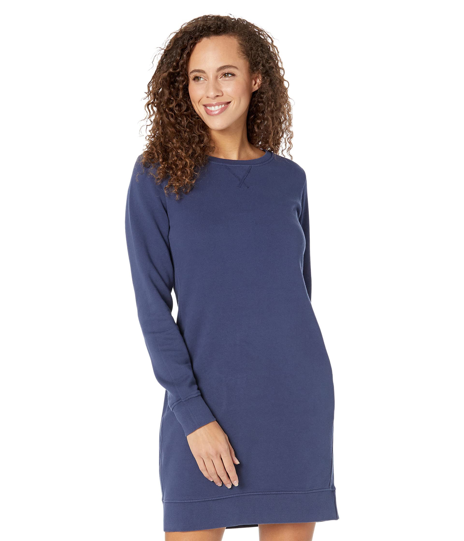 Organic Cotton Essential Long Sleeve Dress for Women | Soft, Comfortable & Sustainable | Perfect for Casual Wear, Layering & Everyday Outfits