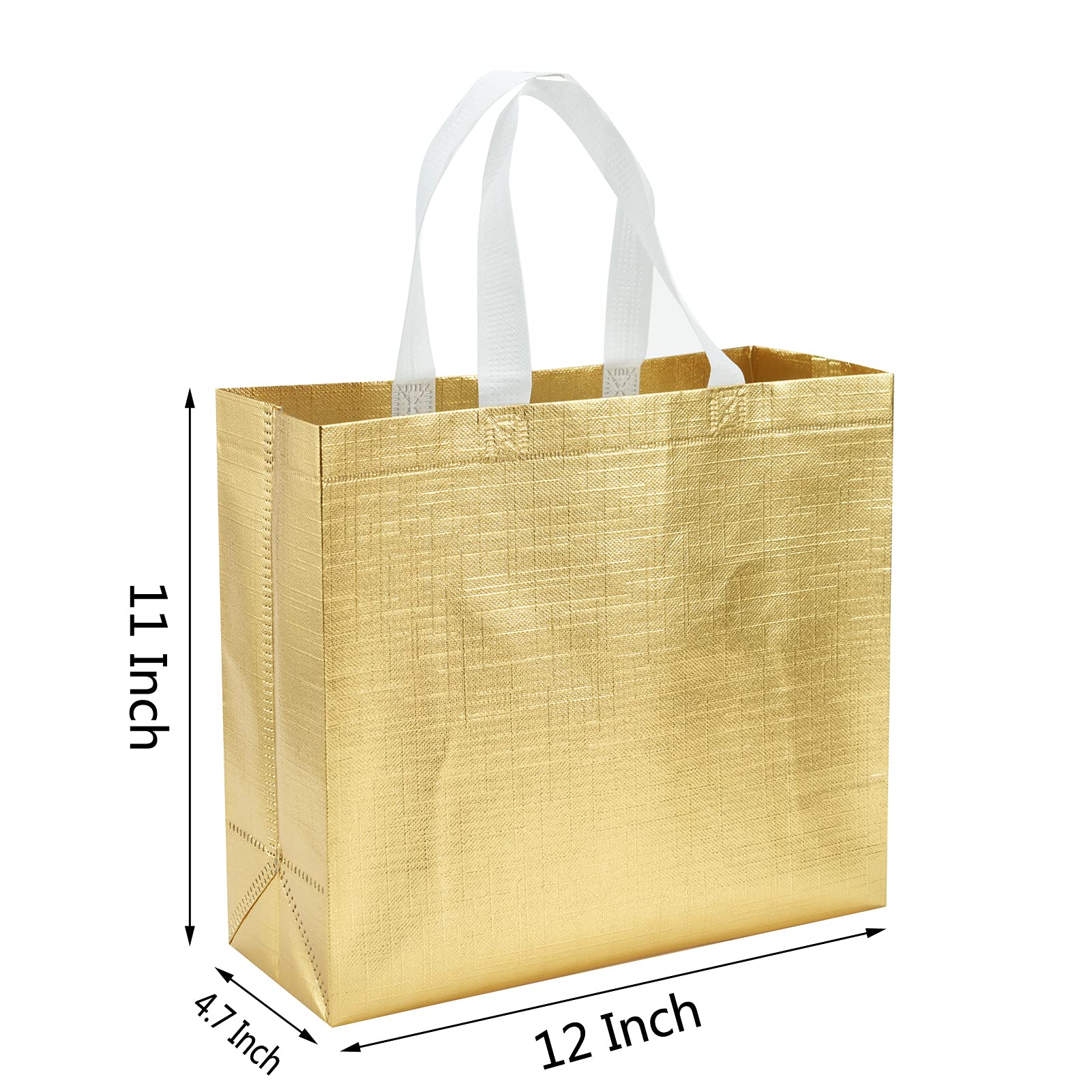 6 Pack Reusable Large Gift Bags with Handles - Eco-Friendly Party Wedding Favor Bags for Birthdays, Christmas, Baby Showers & Special Occasions