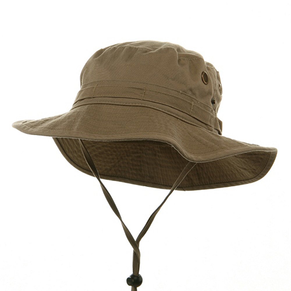 Washed Khaki Hunting Hat for Men - Durable & Comfortable Outdoor Cap for Hunting, Fishing, and Camping Adventures