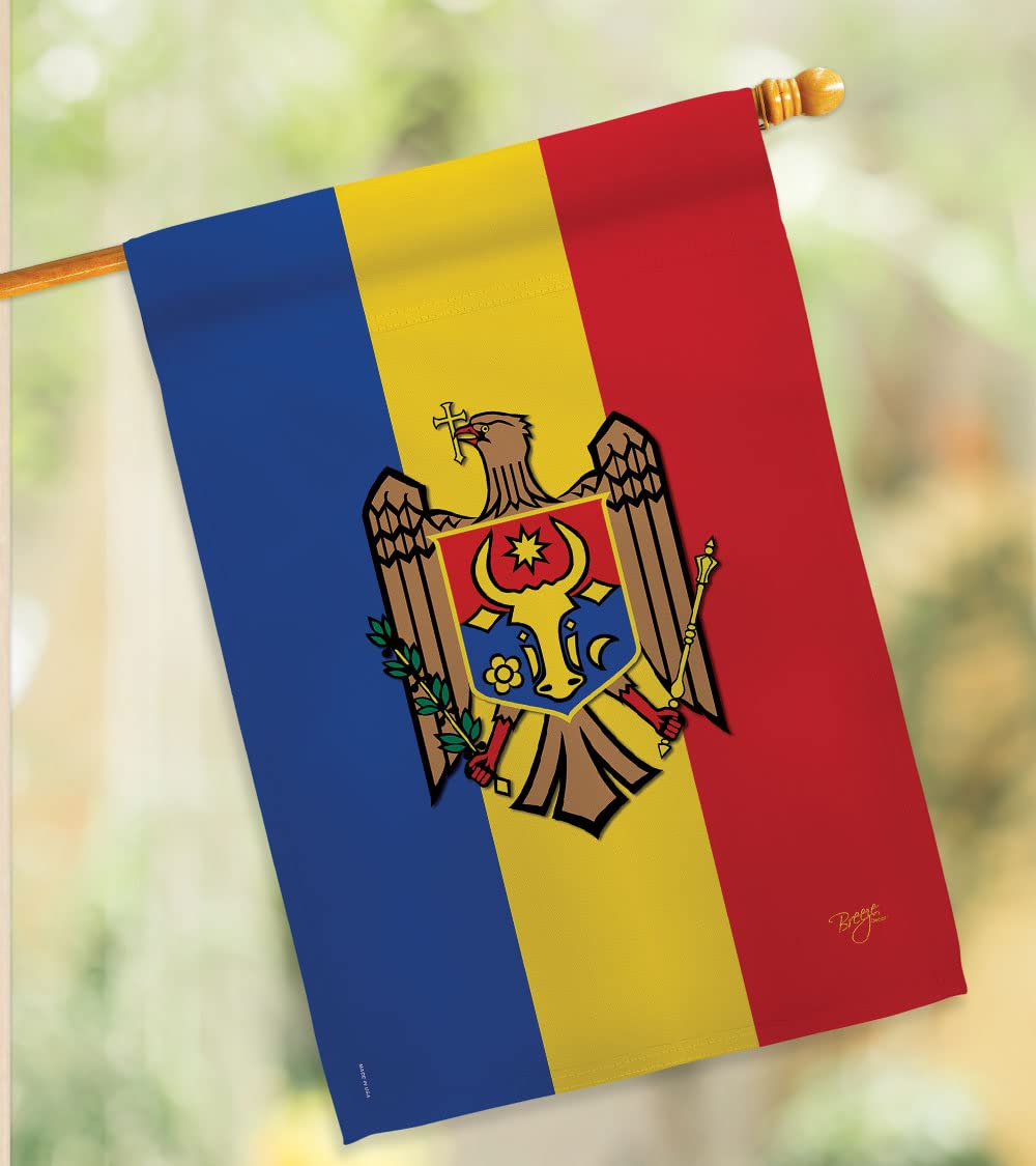 Moldova National Flag Set 28