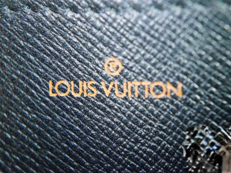 Authentic Pre-Owned Louis Vuitton Epi Blue Pochette Arts Deco PM Clutch Bag M52645 - Vintage Designer Handbag for Women, Perfect for Evening Parties & Special Occasions