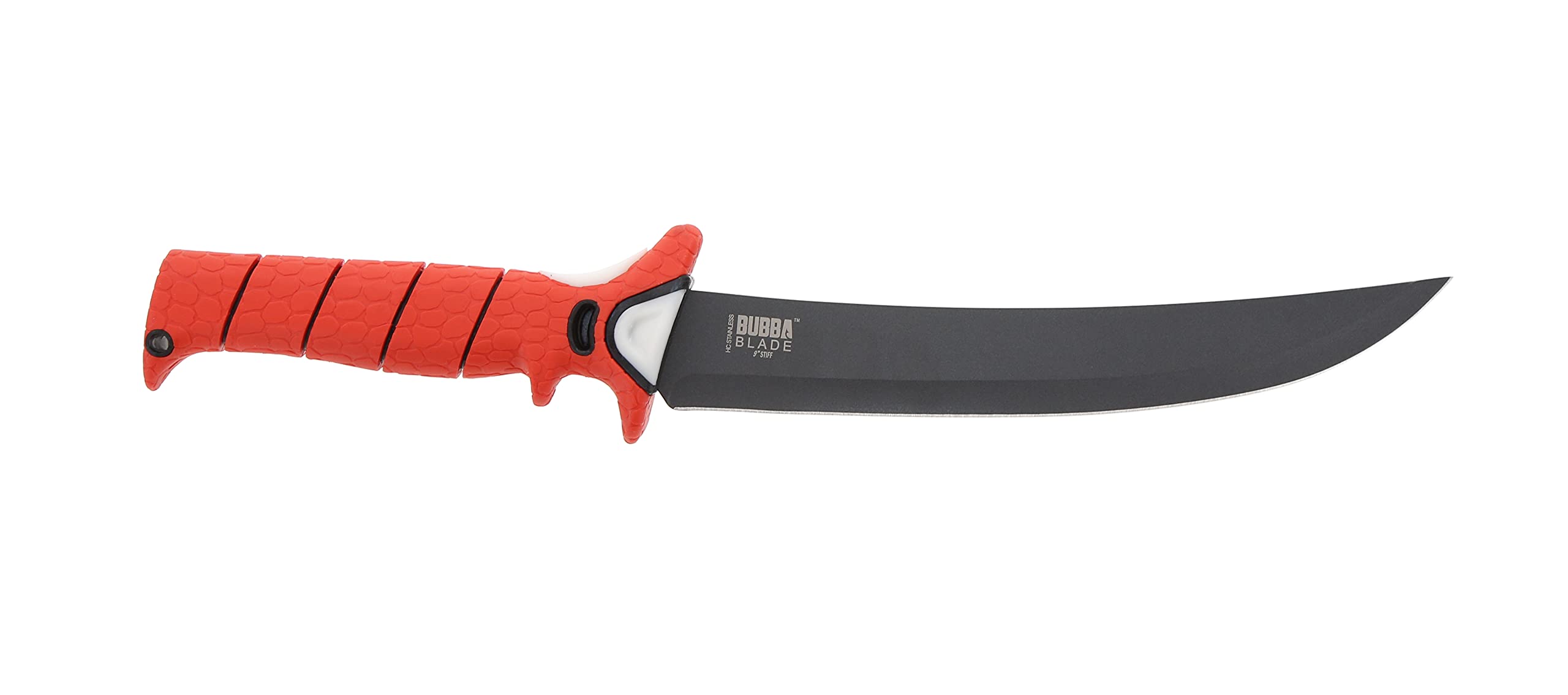BUBBA Multi-Flex Interchangeable Fishing Knife Kit - Non-Slip Grip Handle, 2 Titanium Nitride Coated Stainless Steel Blades with Case - Perfect for Fillet, Bait Cutting & Outdoor Fishing Gear